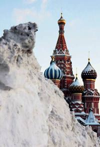 Moskova'ya 72 saat aral�ks�z kar ya�d�