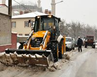 Edirne'de kar yollar� kapatt�