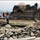 Kap�s� bulundu s�ra heykelinde