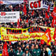 Fransada binlerce i��i bir g�nl�k greve gitti