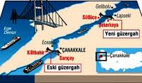 �anakkale k�pr� g�zerg�h�n� 'tarihi yar�mada' de�i�tirdi