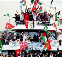 Gazze'ye yard�m gemileri 'demir ald�'
