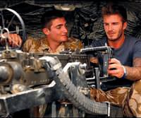 Beckham silah alt�ndaBeckham