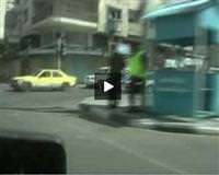 Gazze'de T�rk bayraklar�
