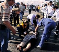 Trafik canavar� d�n 'gaza bast�'