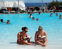 Bodrum turist disko deniz havuz hava