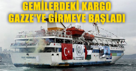 Yard�mlar Gazzeye ta��n�yor