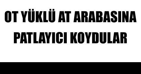 Askeri ara� ge�erken patlad�