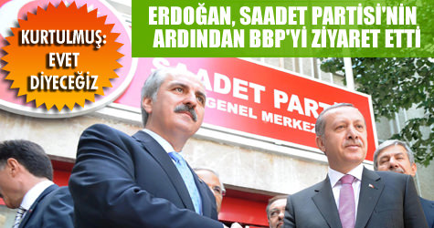 Ba�bakan liderler turunda