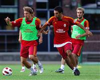 Galatasaray Hollanda'da taktik �al��t�