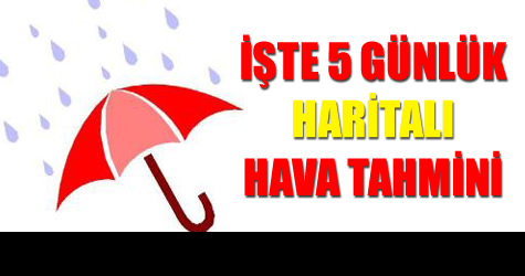 Kuvvetli ya���a dikkat! HAR�TALI