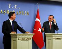 Recep Tayyip Erdo�an David Cameron stratejik ortakl�k bas�n toplant�s�