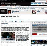 Wall Street Journal: THY y�kseklerde u�uyor