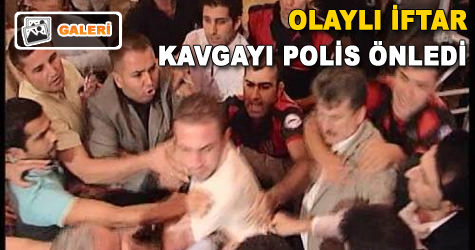 Saadet Partisinin iftar�nda olay