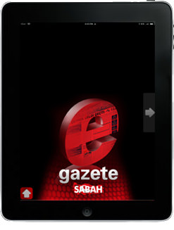 eGazete teknoloji Sabah ipad