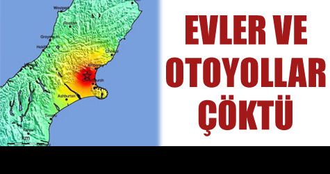 Yeni Zelandada �iddetli deprem