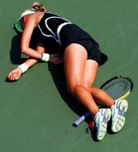 Azarenka korkuttu