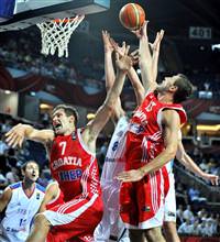 H�rvatistan 2010 D�nya Basketbol �ampiyonas� s�rbistan