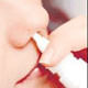 �� burun damlas� ile bir serum geri �ekiliyor
