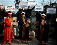 Muhte�em Y�zy�l protesto