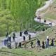 Heyelan k�y yolunu kapatt�