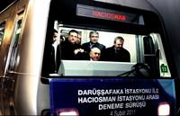 Hac�osman'a metro seferleri ba�lad�
