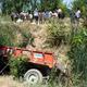Trakt�rden ayr�lan r�mork devrildi