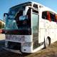 Yolcu otob�s� devrildi