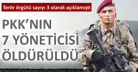 PKKn�n 7 y�neticisi �ld�r�ld�