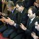 Ar�n� ve Baydemir ayn� safta namaz k�ld�