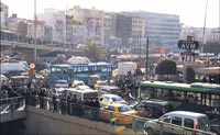 ��portac�lar eylem yapt� Aksaray'da hayat durdu