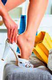 Ayak sa�l��� i�in geni� topuk se�in