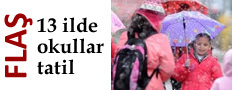 13 ilde okullar tatil
