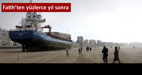 Gemiyi karada y�r�tt�ler