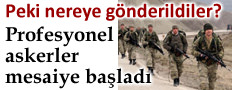Profesyoneller mesaiye ba�lad�