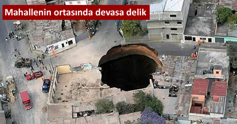 MAHALLEN�N ORTASINDA DEVASA DEL�K