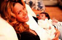 Beyonce foto�rafa para istemedi, i�te kar��n�zda Blue Ivy!