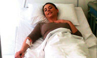 Ece Uslu dizi setinde bay�ld�