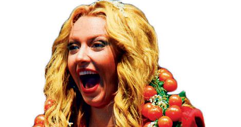 Domates g�zeli Hadise