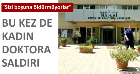 Kad�n doktora sald�r� g�venlik kameras�nda