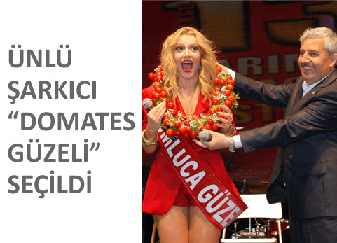 Hadise domates g�zeli se�ildi
