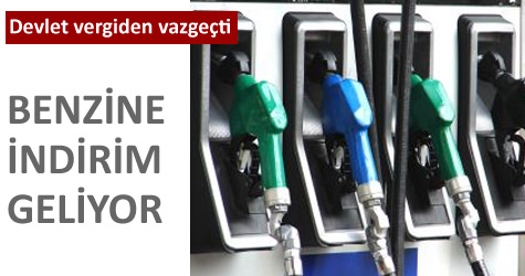 Benzine indirim geliyor