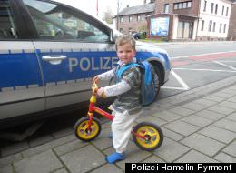 Bebekten bisikletle maraton