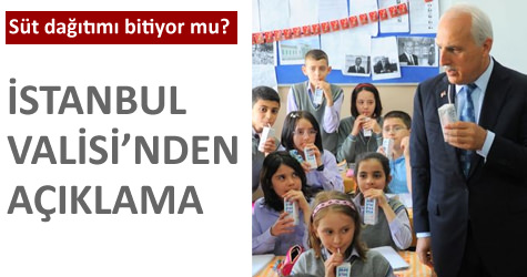 �stanbul Valisinden s�t a��klamas�