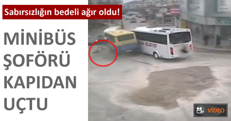 Minib�s �of�r� kap�dan u�tu!