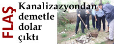 Kanalizasyondan 10 bin dolar ��kt�