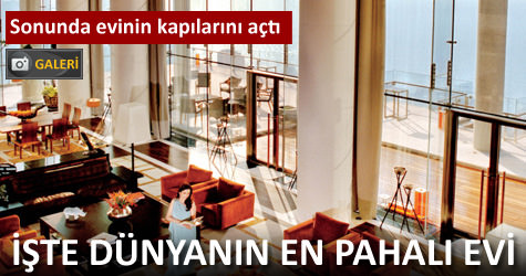 Sonunda evinin kap�s�n� a�t�