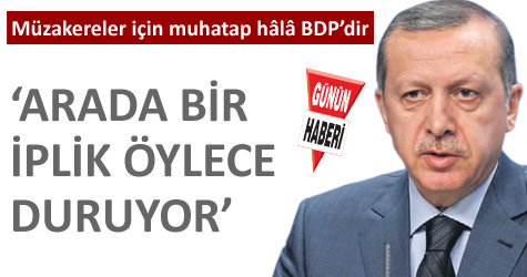 Arada bir iplik �ylece duruyor