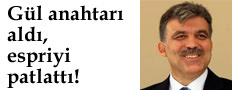 G�l anahtar� ald�, espriyi patlatt�