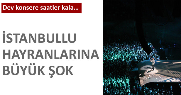 Depeche Mode konseri iptal